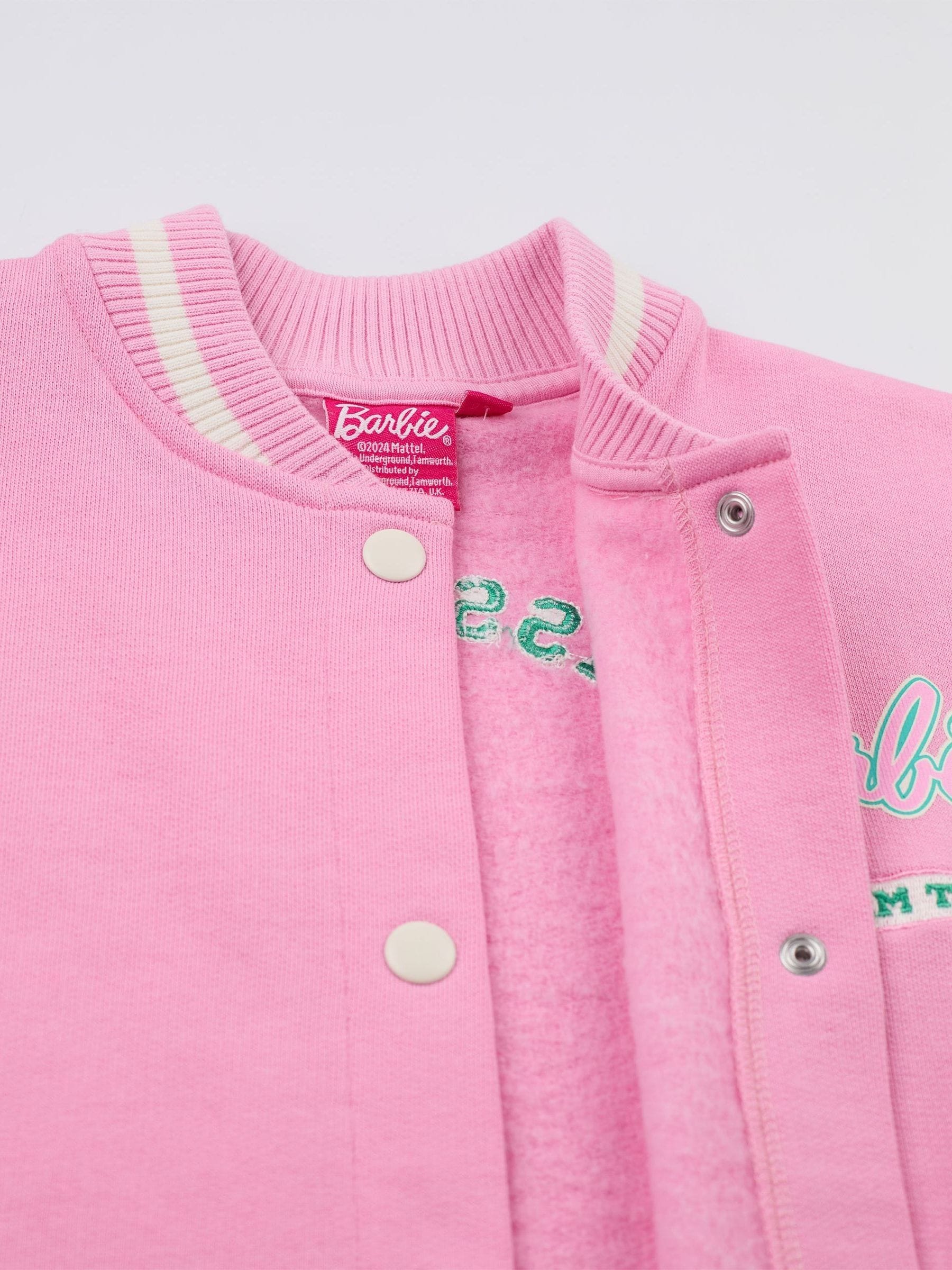 Dsiney Kidz - Vanilla Underground Pink Barbie Girls Pink Bomber Jacket image 3