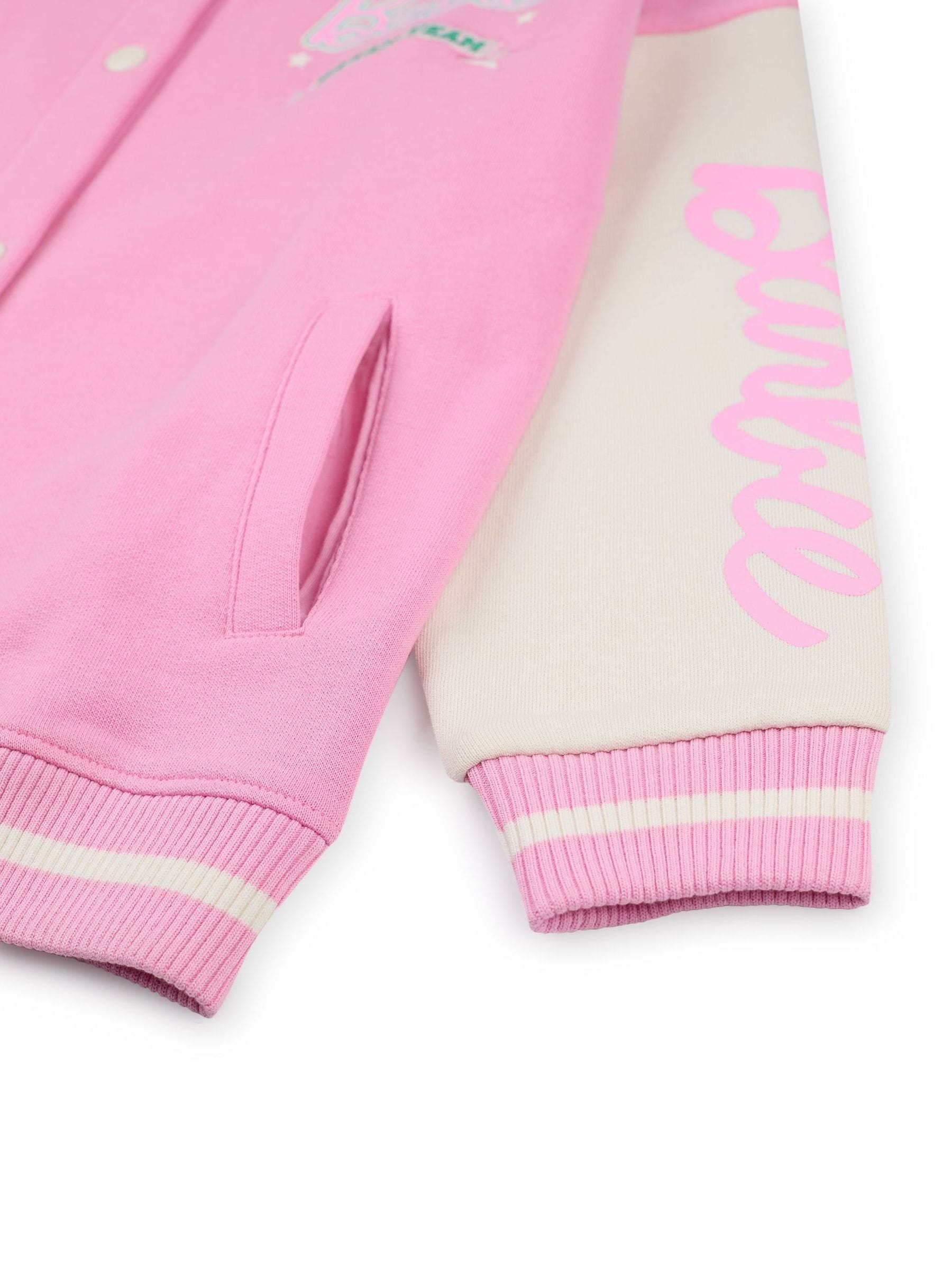 Dsiney Kidz - Vanilla Underground Pink Barbie Girls Pink Bomber Jacket image 6