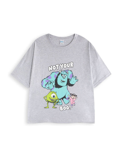 Vanilla Underground Blue Womens Disney Monsters Inc Multicoloured Short Sleeve Long Leg 100% Cotton Pyjamas Set - image 2