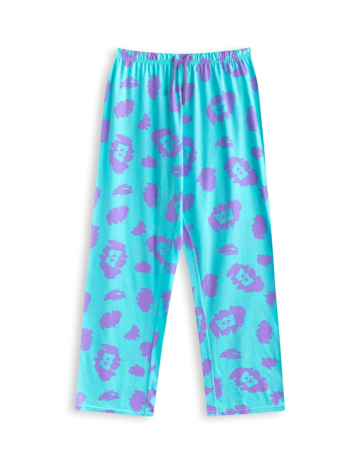 Vanilla Underground Blue Womens Disney Monsters Inc Multicoloured Short Sleeve Long Leg 100% Cotton Pyjamas Set - image 5