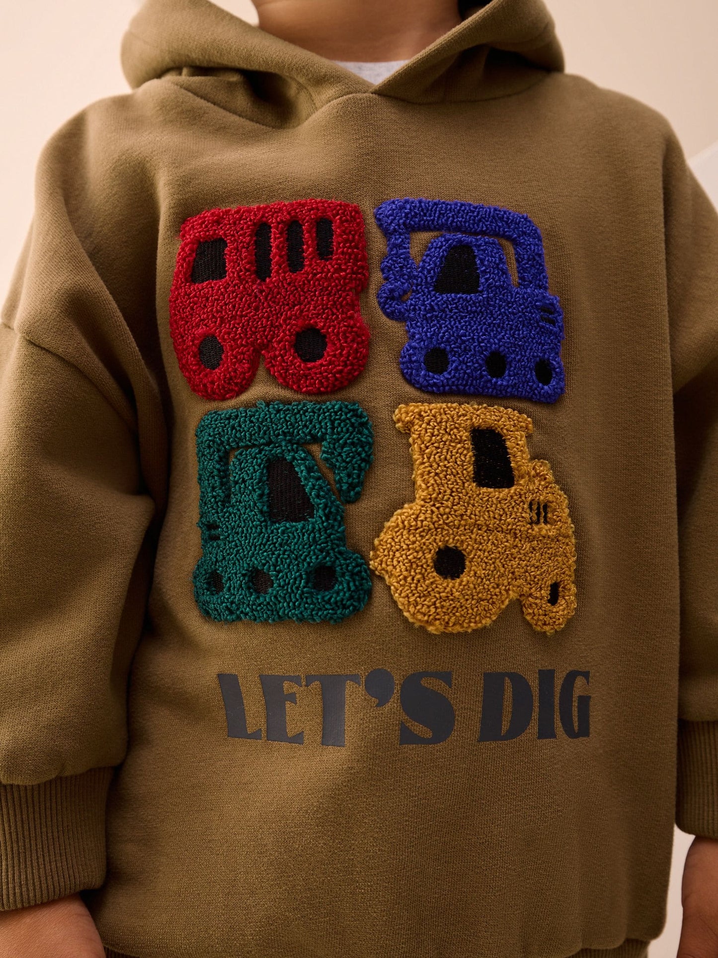 Rust Brown Long Sleeve Printed Hoodie (3mths-7yrs)