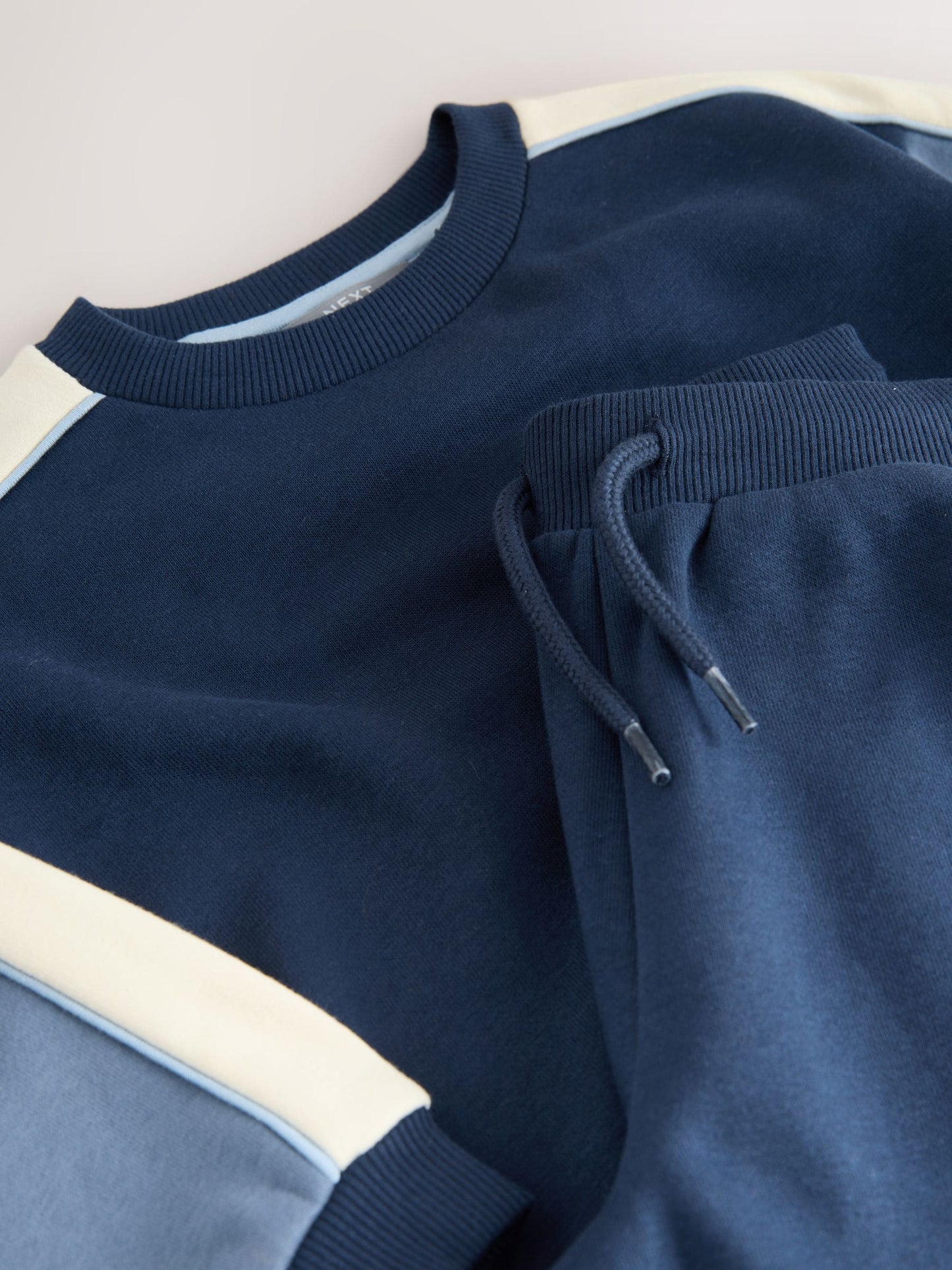 Blue Colourblock Single Sweatshirt and Joggers Set (3mths-7yrs) image 7