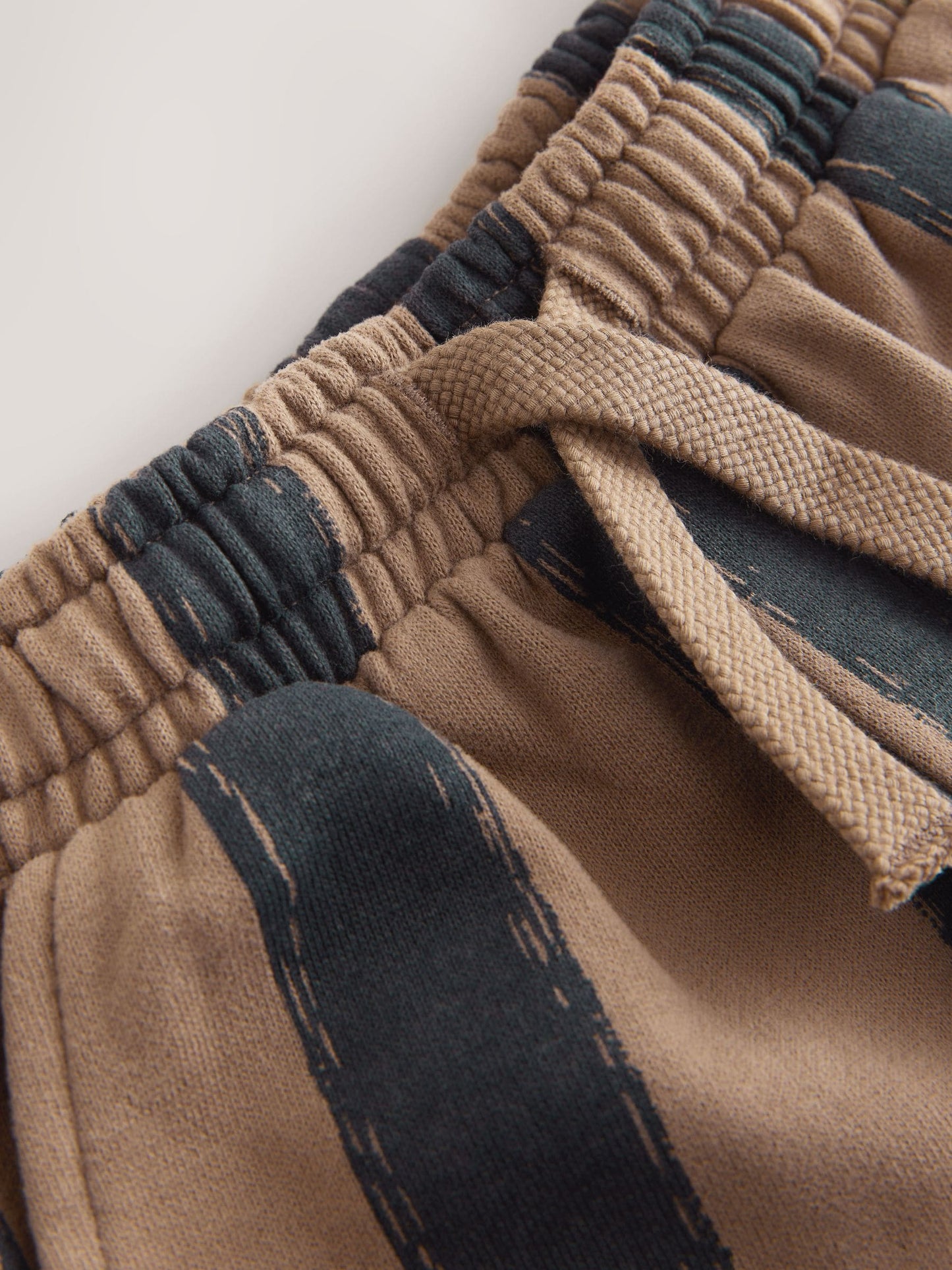 Black/Brown Single Wide Leg Jersey Joggers (3mths-7yrs) image 4