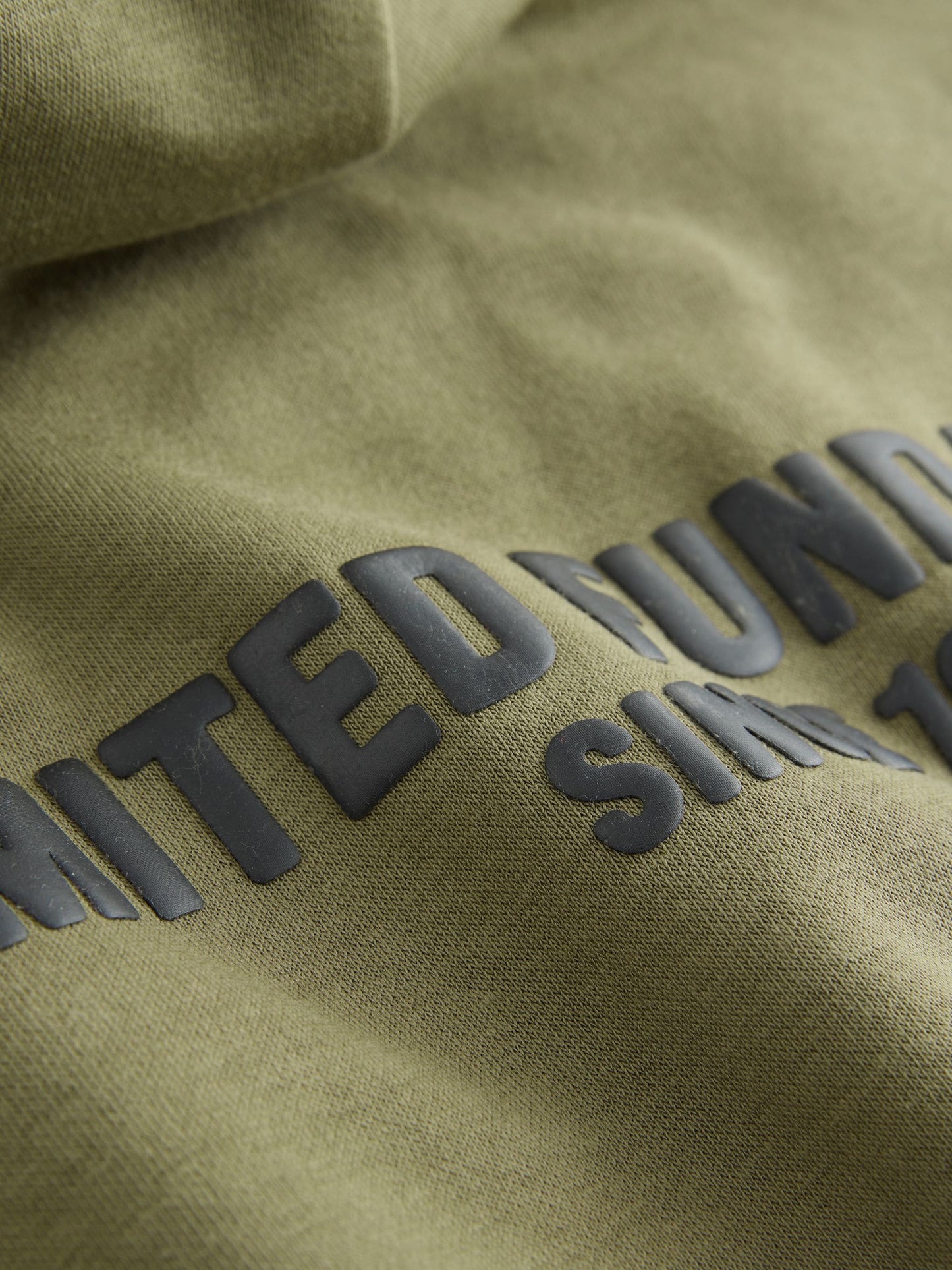 Khaki Green Slogan Hoodie and Joggers Set (3mths-7yrs)