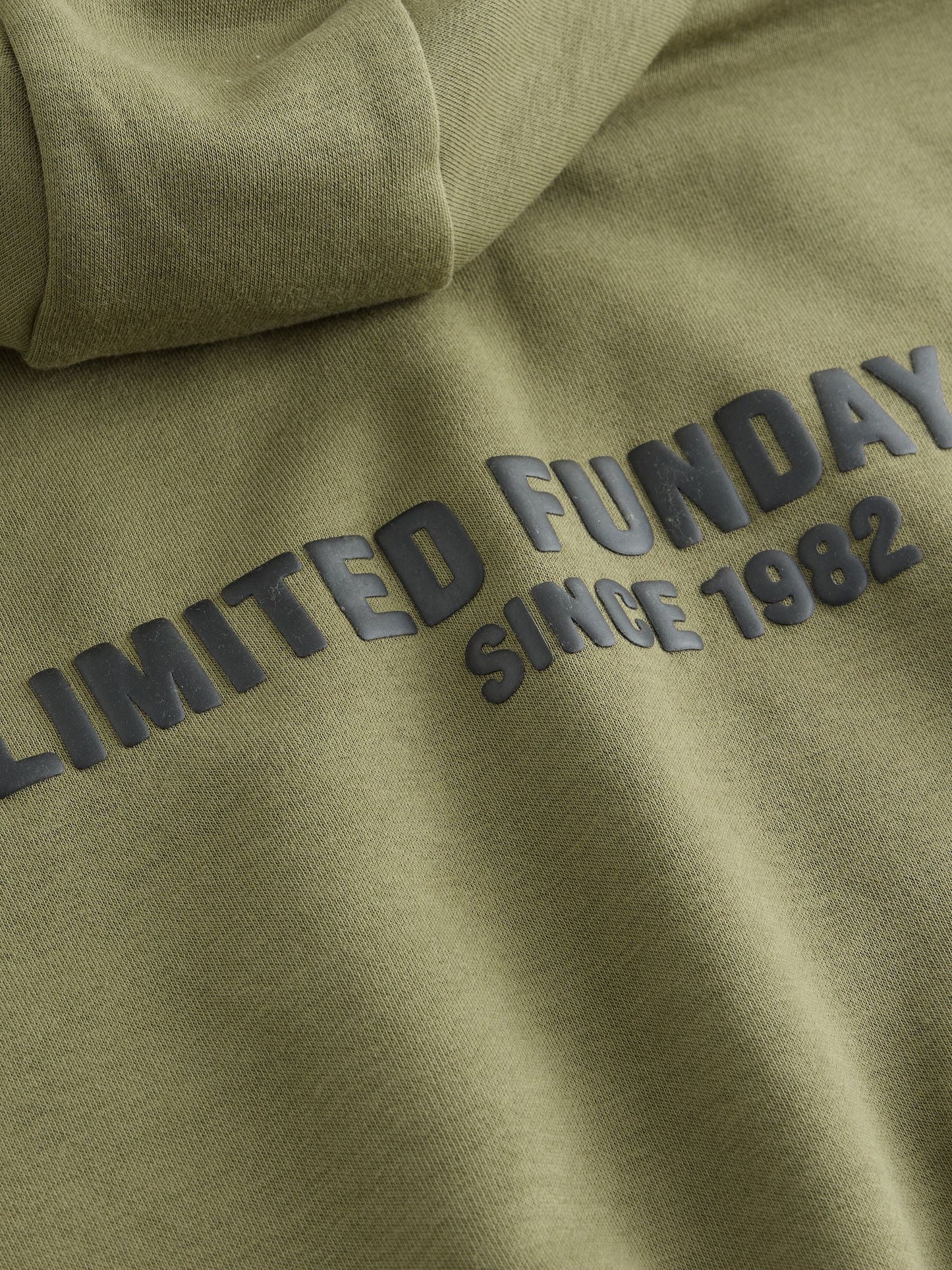 Khaki Green Slogan Hoodie and Joggers Set (3mths-7yrs)