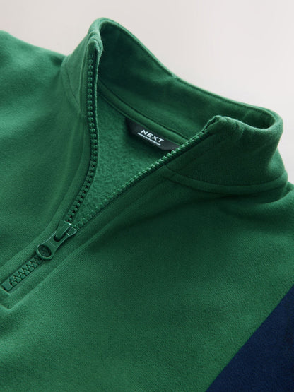 Green Half Zip Top and Joggers Set (3mths-7yrs) image 7