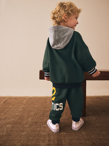 Green Hoodie and Joggers Set (3mths-7yrs)