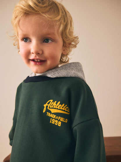 Green Hoodie and Joggers Set (3mths-7yrs)