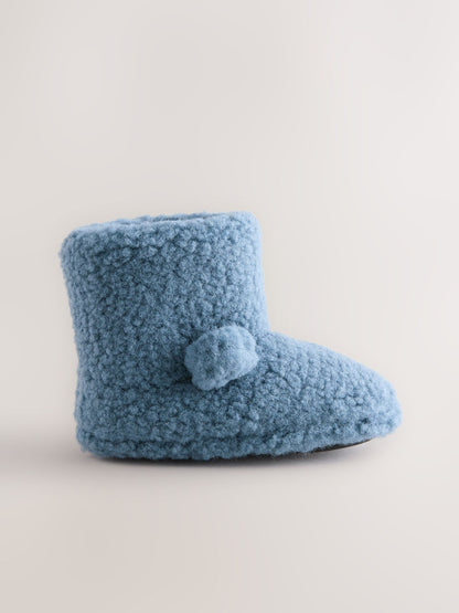 Blue Borg Cosy Bear Slipper Boots image 3