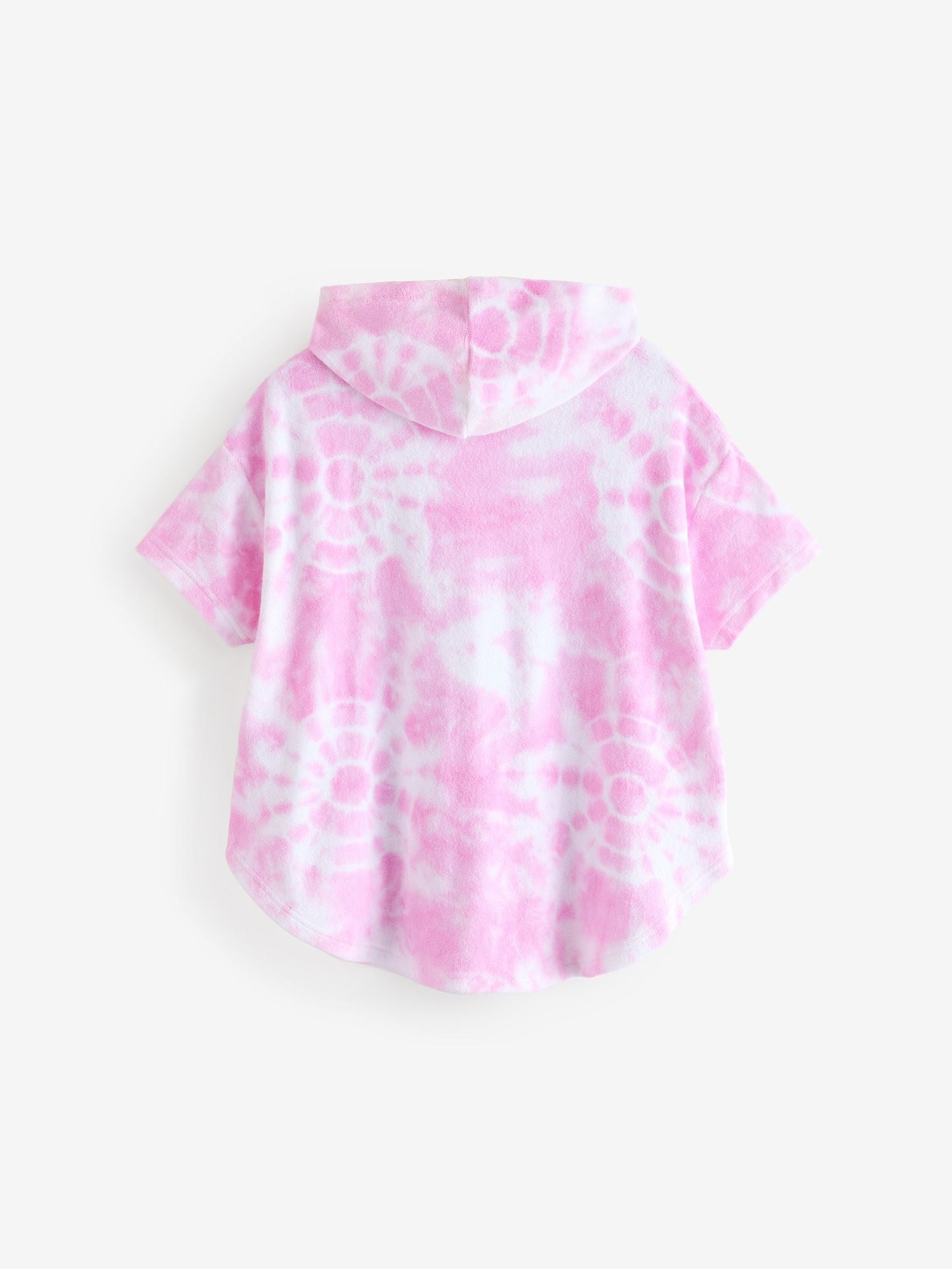 Dsiney Kidz - Vanilla Underground Pink Barbie Girls Tie Dye Poncho 100% Cotton Towel image 2