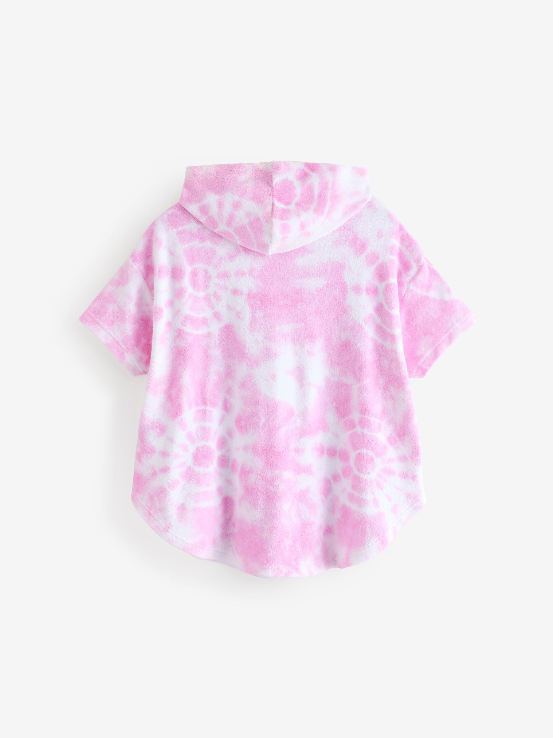 Dsiney Kidz - Vanilla Underground Pink Barbie Girls Tie Dye Poncho 100% Cotton Towel image 2