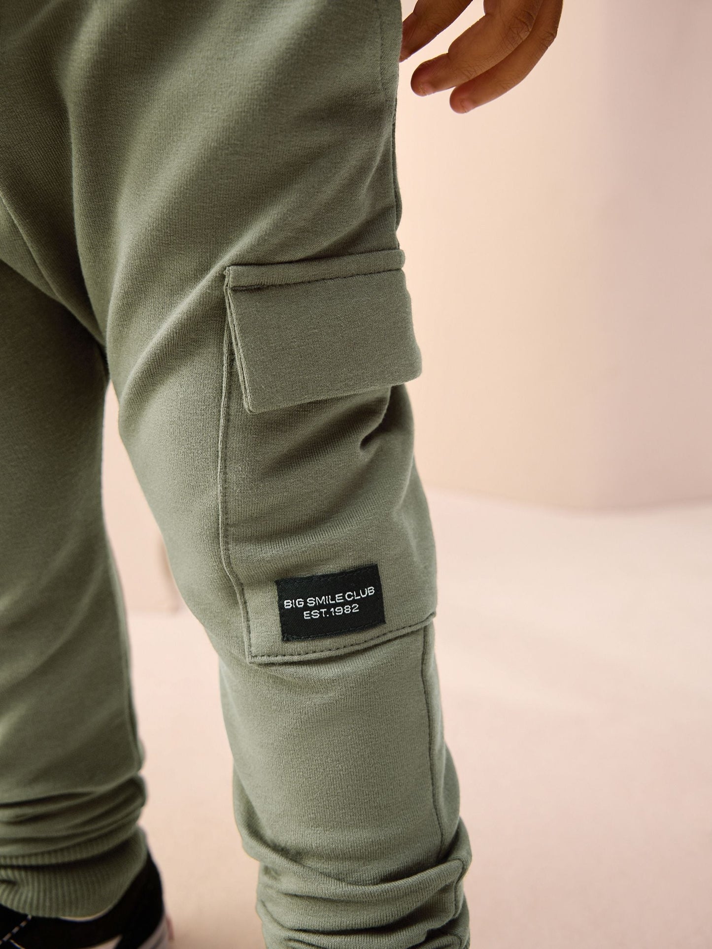 Khaki Green Skinny Utility Joggers (3mths-7yrs) image 4