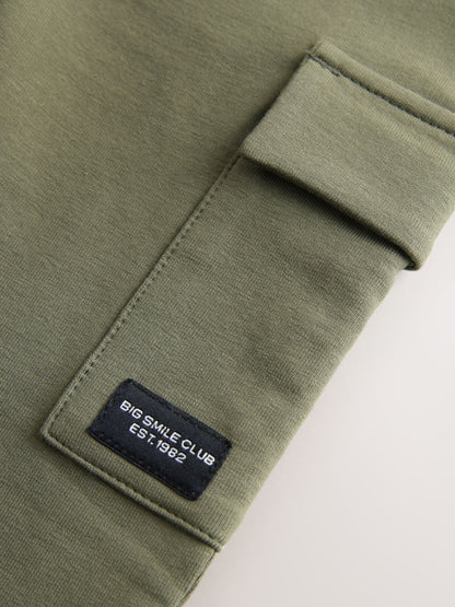 Khaki Green Skinny Utility Joggers (3mths-7yrs) image 8