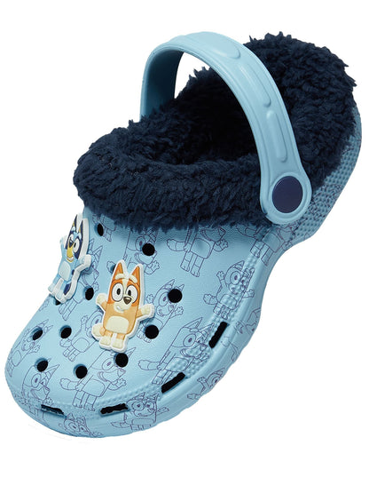 Character Blue Bluey And Bingo Fleece Lined Clogs image 3