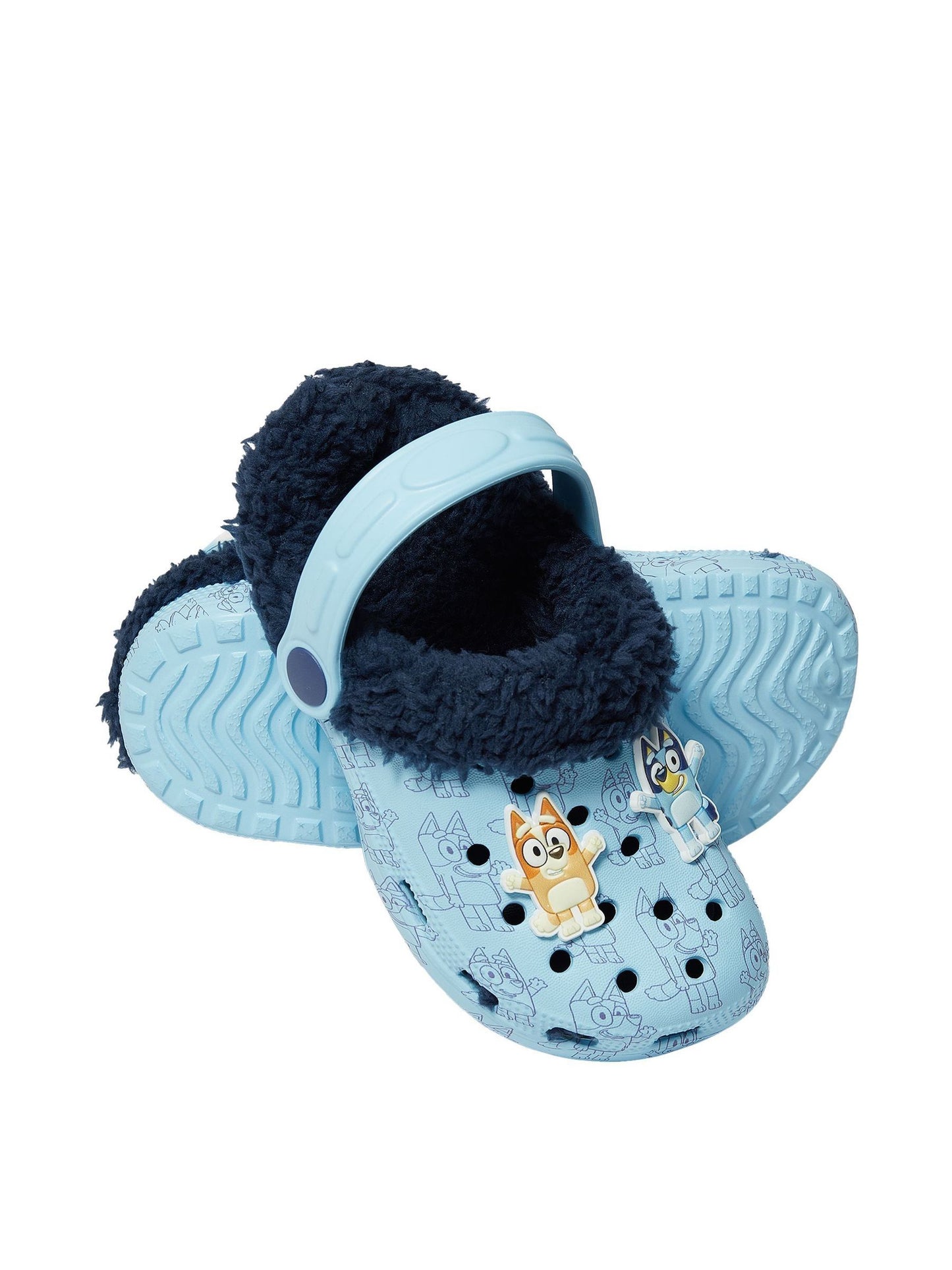 Character Blue Bluey And Bingo Fleece Lined Clogs image 4