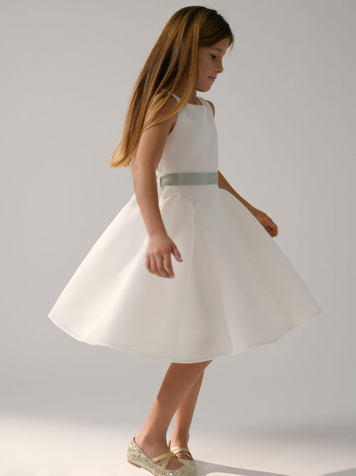 Dsiney Kidz - Monsoon White Molly Scuba Bridesmaid Dress image 1