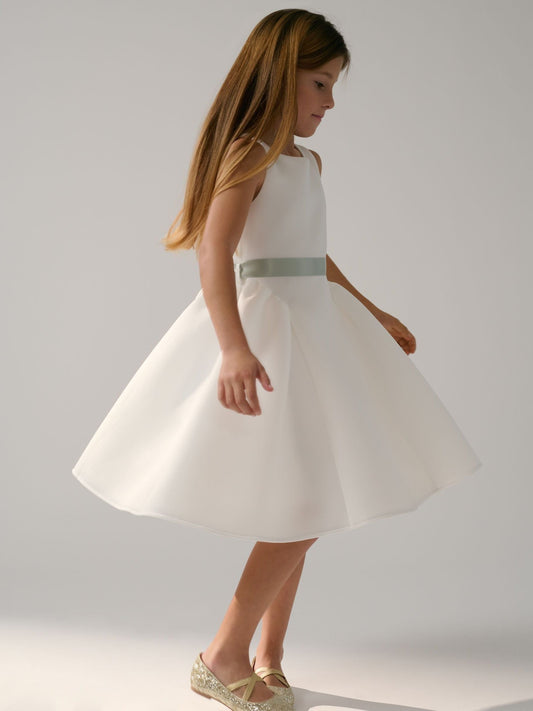 Monsoon White Molly Scuba Bridesmaid Dress image 1