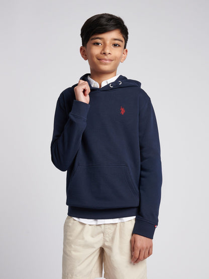 Dsiney Kidz - U.S. Polo Assn. Blue Boys Double Horsemen Hoodie image 1