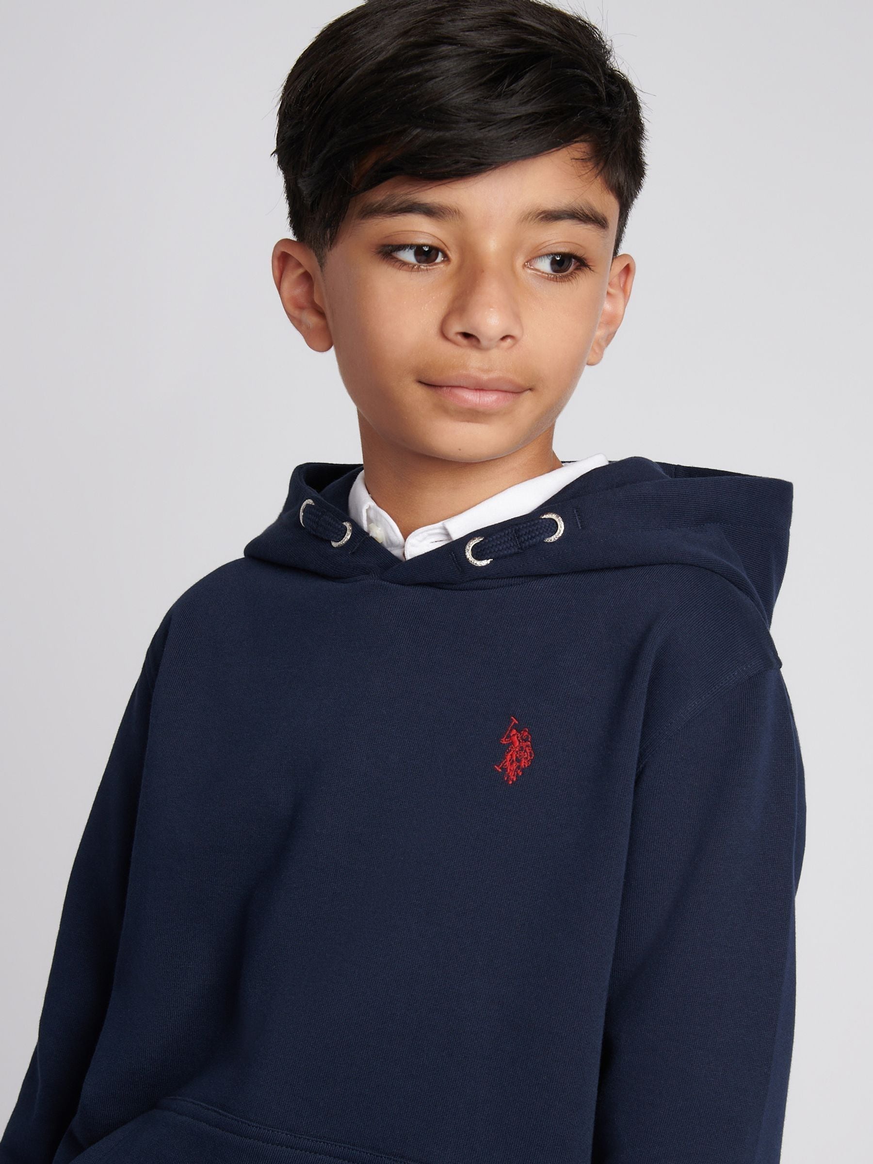 Dsiney Kidz - U.S. Polo Assn. Blue Boys Double Horsemen Hoodie image 2