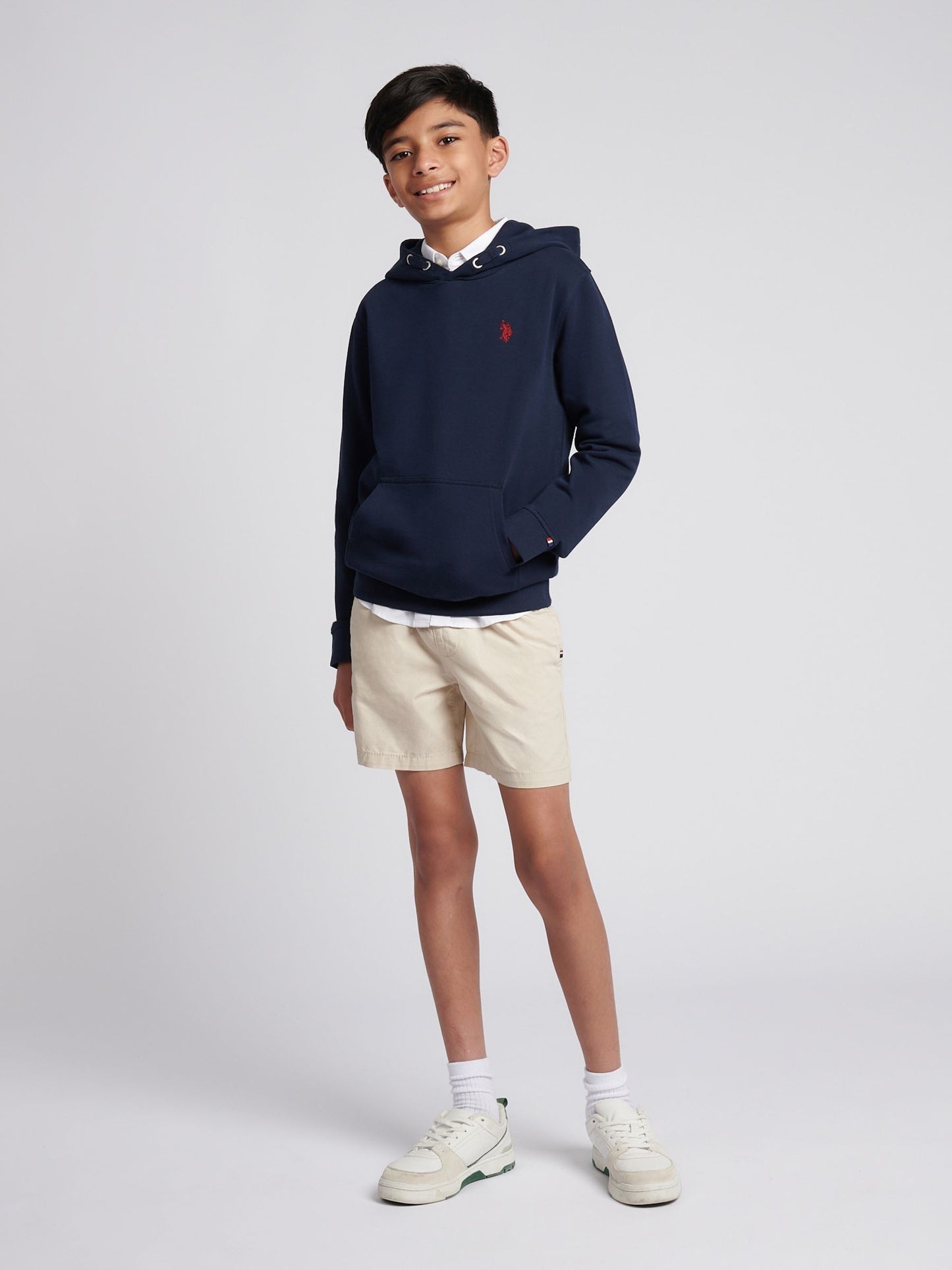 Dsiney Kidz - U.S. Polo Assn. Blue Boys Double Horsemen Hoodie image 3