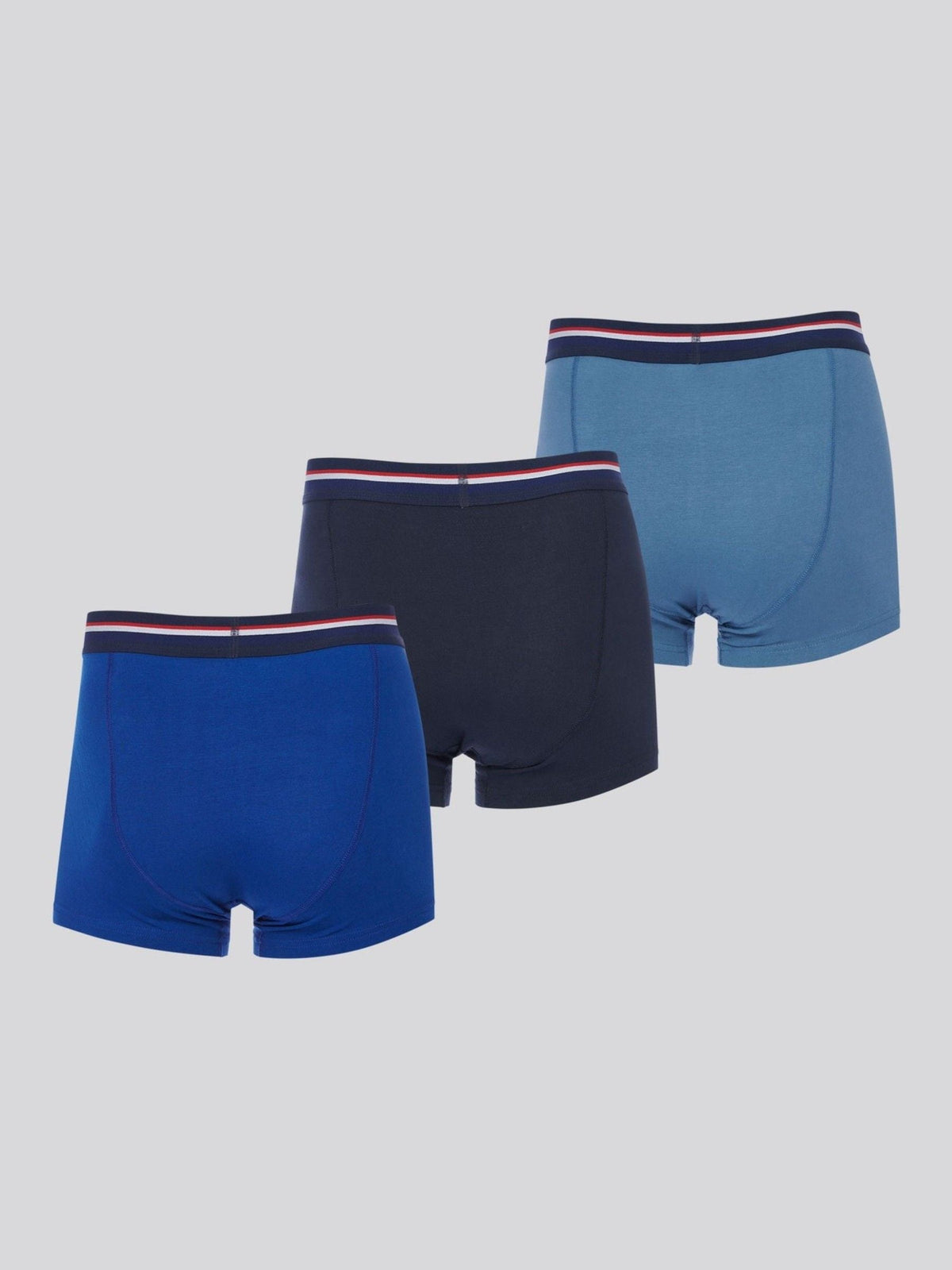 Dsiney Kidz - U.S. Polo Assn Blue Mens Branded Stripe Boxer Shorts 3 Pack image 2