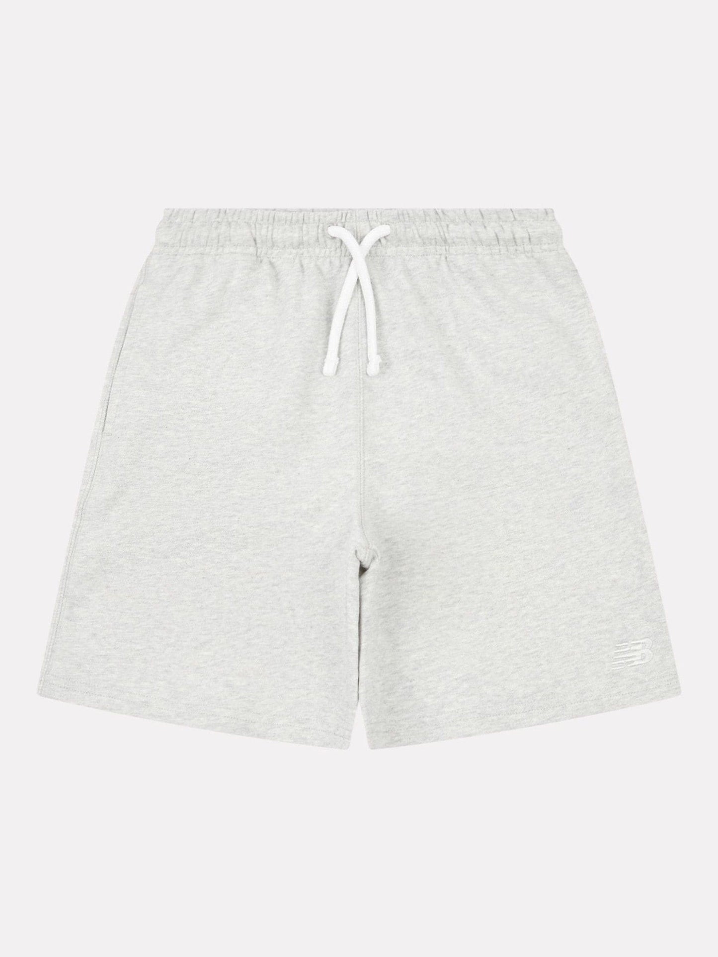 Dsiney Kidz - New Balance Light Grey French Terry Small Logo Cotton Shorts image 6