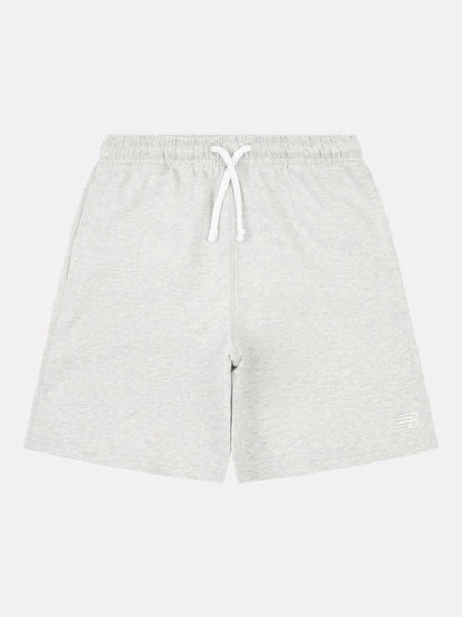 Dsiney Kidz - New Balance Light Grey French Terry Small Logo Cotton Shorts image 6