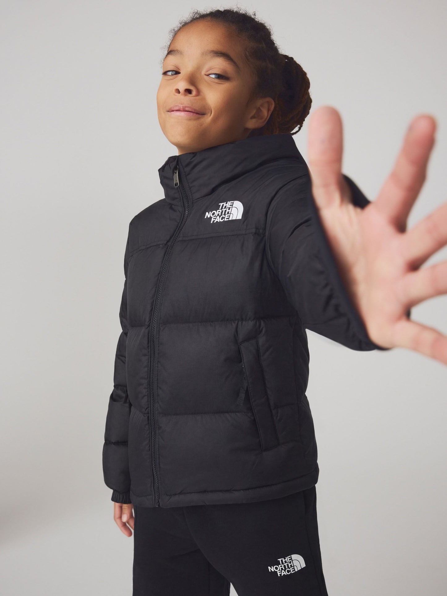 Dsiney Kidz - The North Face Black The North Face Teen 1996 Retro Nuptse Puffer Jacket image 2
