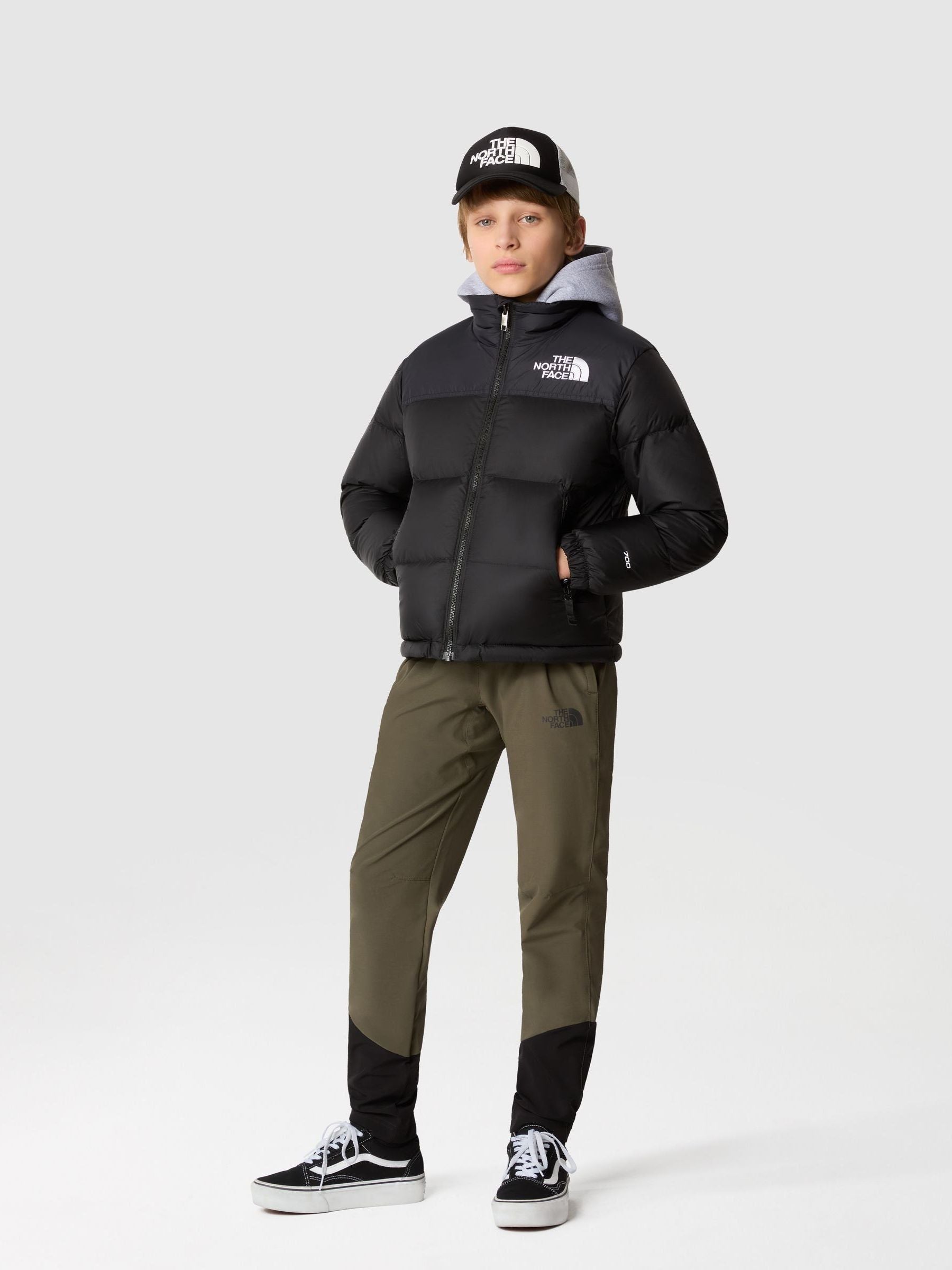 Dsiney Kidz - The North Face Black The North Face Teen 1996 Retro Nuptse Puffer Jacket image 5