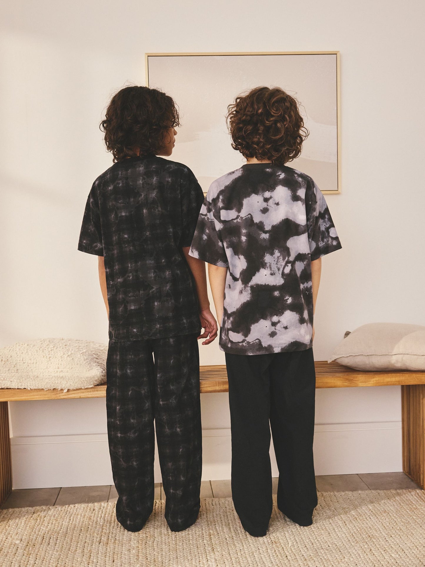 Black/Grey Skull Long Sleeve Pyjamas 2 Pack (3-16yrs) image 4