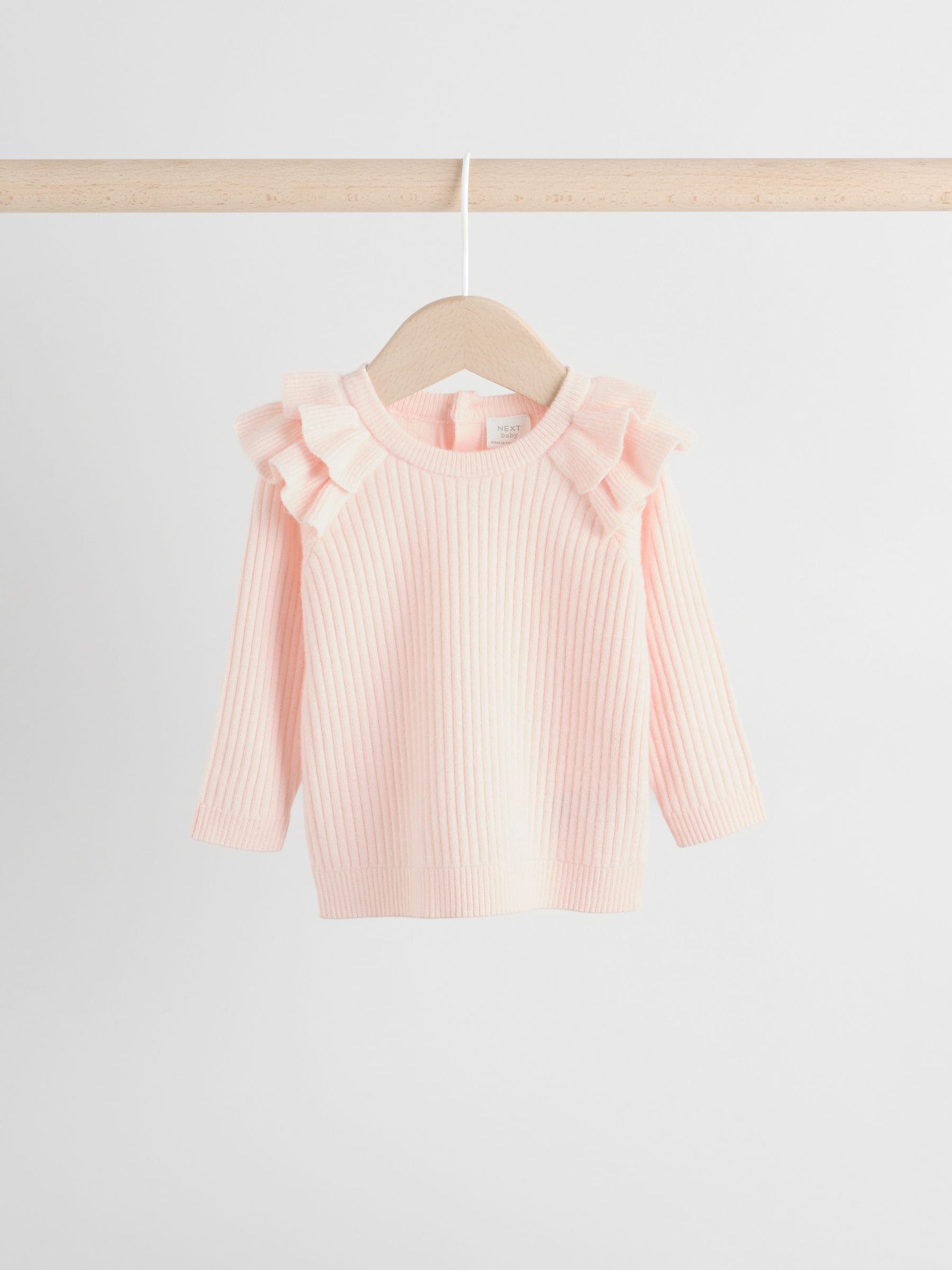 Light Pink Baby Knitted Jumper and Leggings Set 2 Piece (0mths-3yrs) image 6