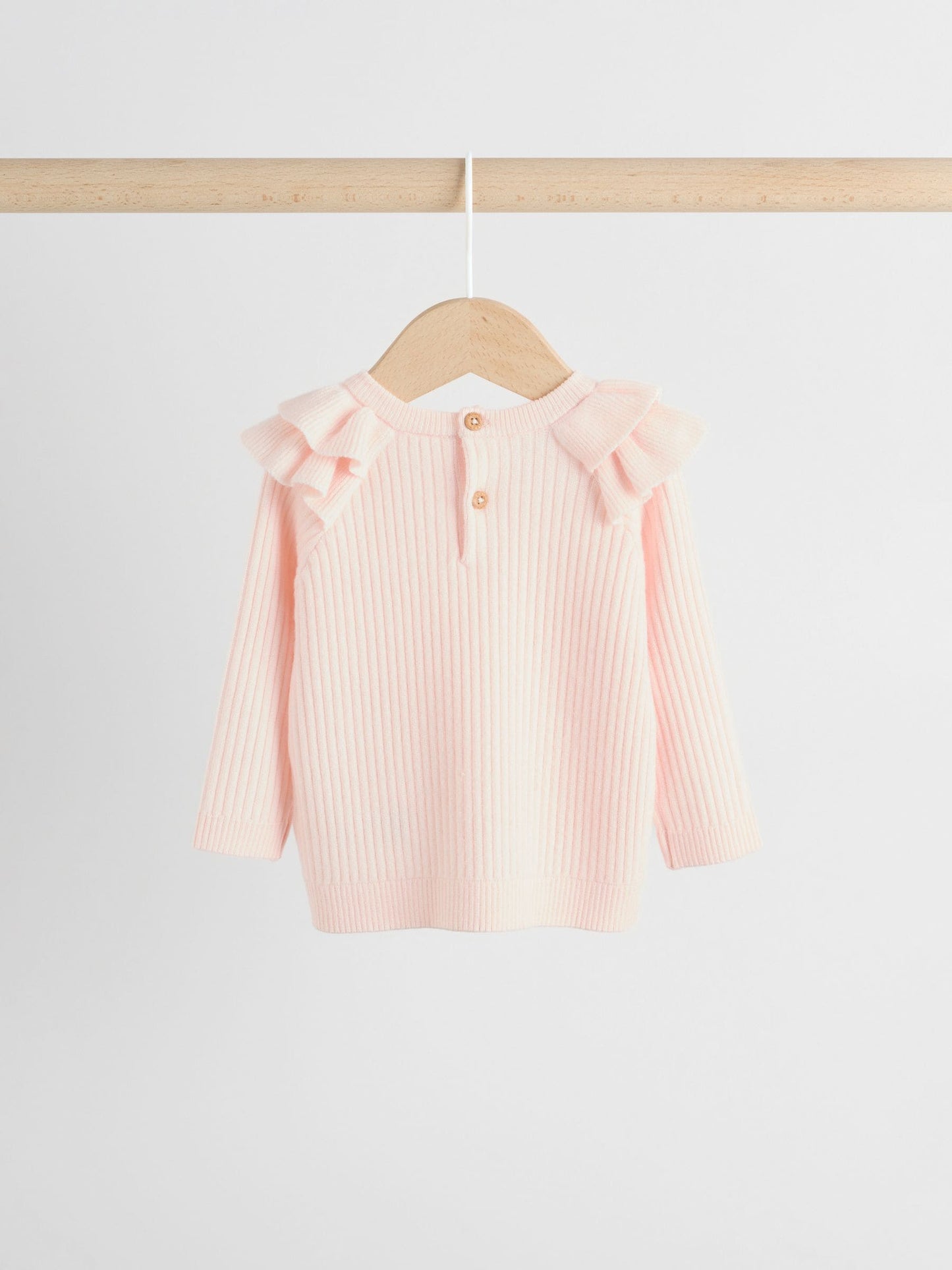 Light Pink Baby Knitted Jumper and Leggings Set 2 Piece (0mths-3yrs) image 7