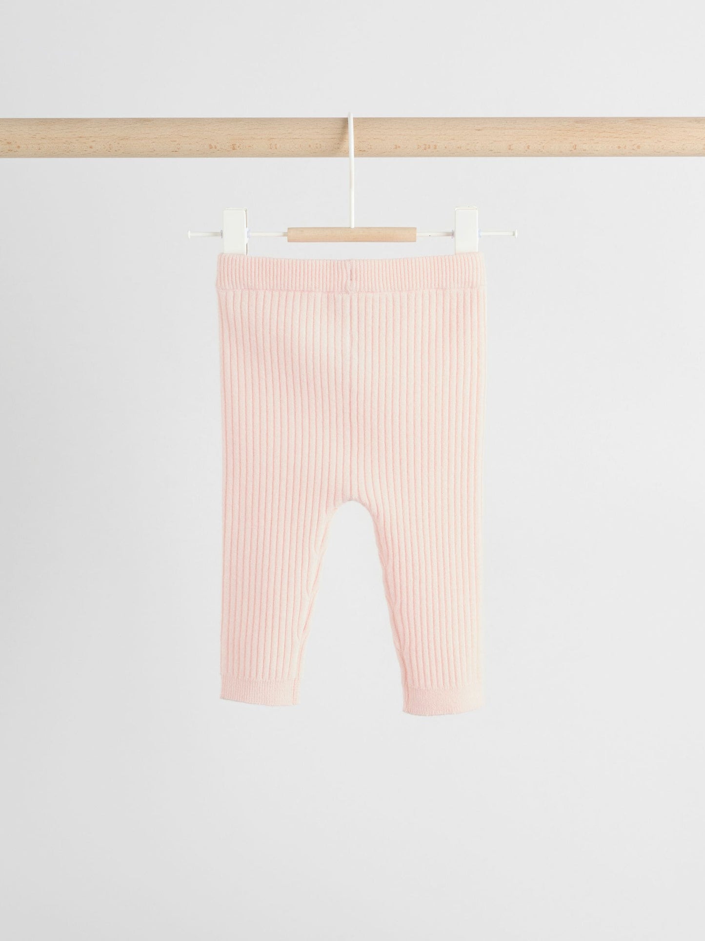 Light Pink Baby Knitted Jumper and Leggings Set 2 Piece (0mths-3yrs) image 9