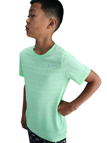 Dsiney Kidz - Nike Mint Green Miler Dri-FIT Short Sleeve T-Shirt image 5
