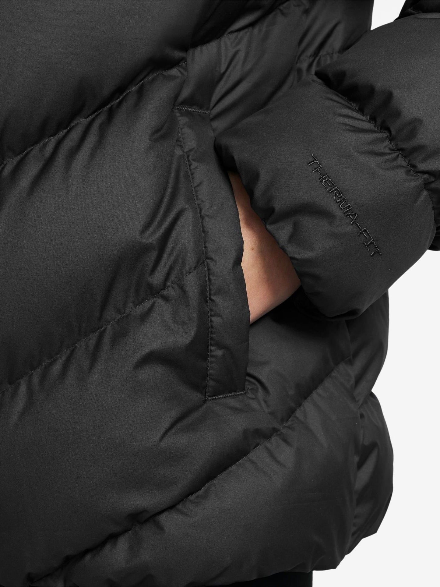 Dsiney Kidz - Nike Black/Pink Padded Puffer Jacket image 5