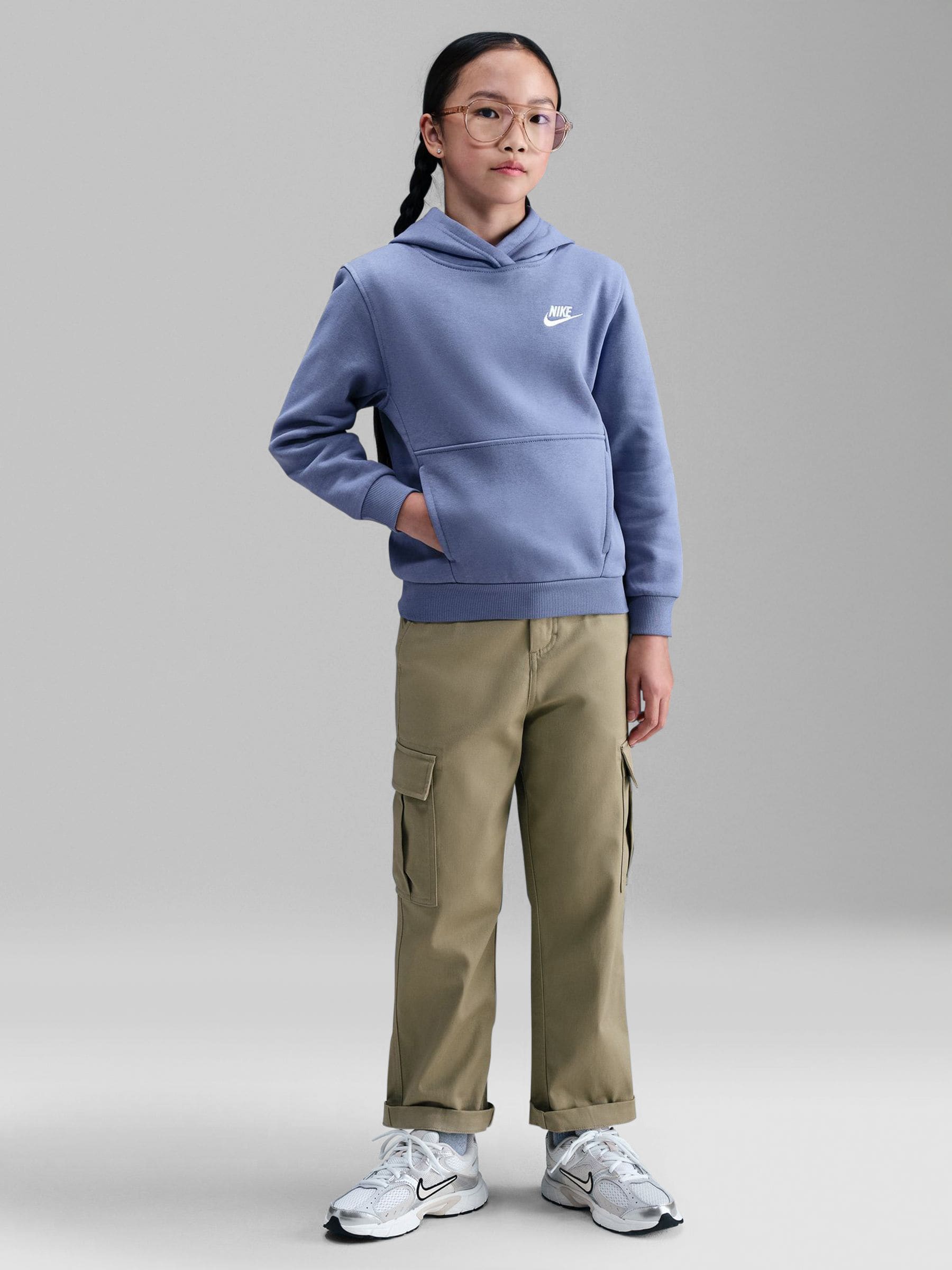 Dsiney Kidz - Nike World Indigo Blue Club Fleece Pullover Hoodie image 3