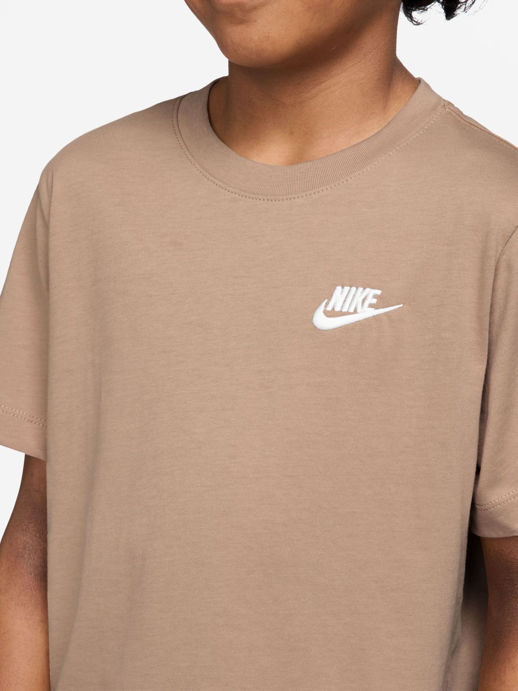 Dsiney Kidz - Nike Brown Short Sleeve Club T-Shirt image 3