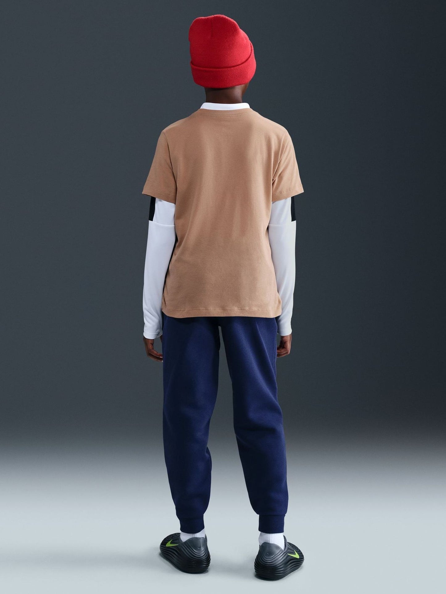 Dsiney Kidz - Nike Brown Short Sleeve Club T-Shirt image 5