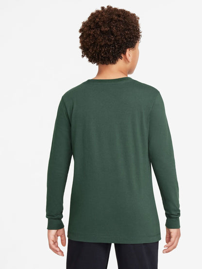 Dsiney Kidz - Nike Fir Green Sportswear Long Sleeve T-Shirt image 2