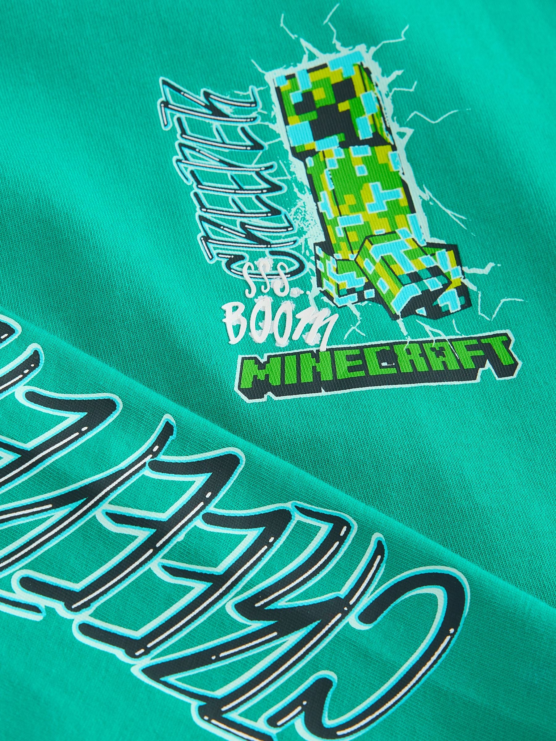 Dsiney Kidz - Green Minecraft Long Sleeve T-Shirt (3-16yrs) image 4