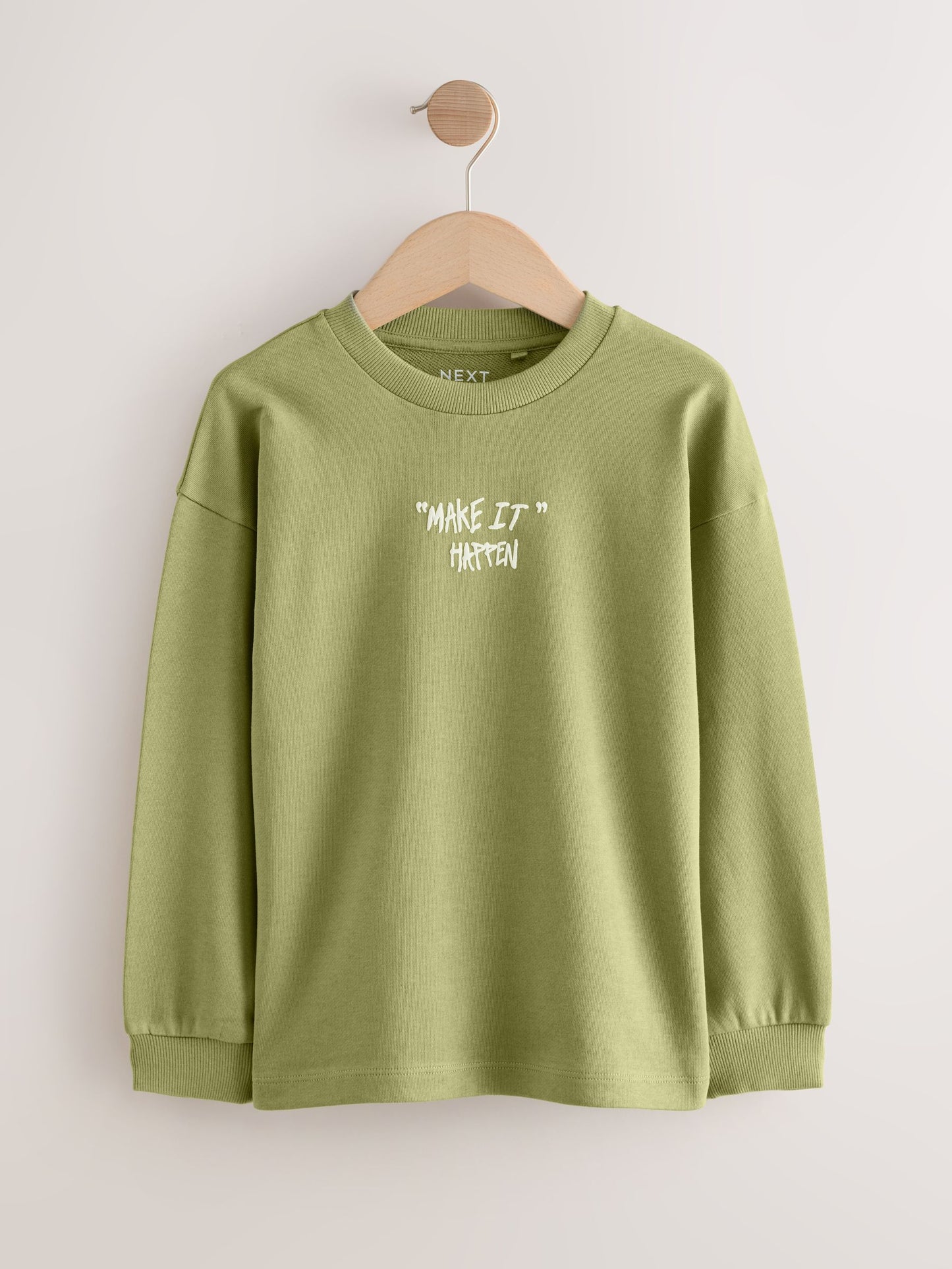 Dsiney Kidz - Blue/Green Graphic Relaxed Fit Long Sleeve Heavyweight T-Shirts 3 Pack (3-16yrs) image 4