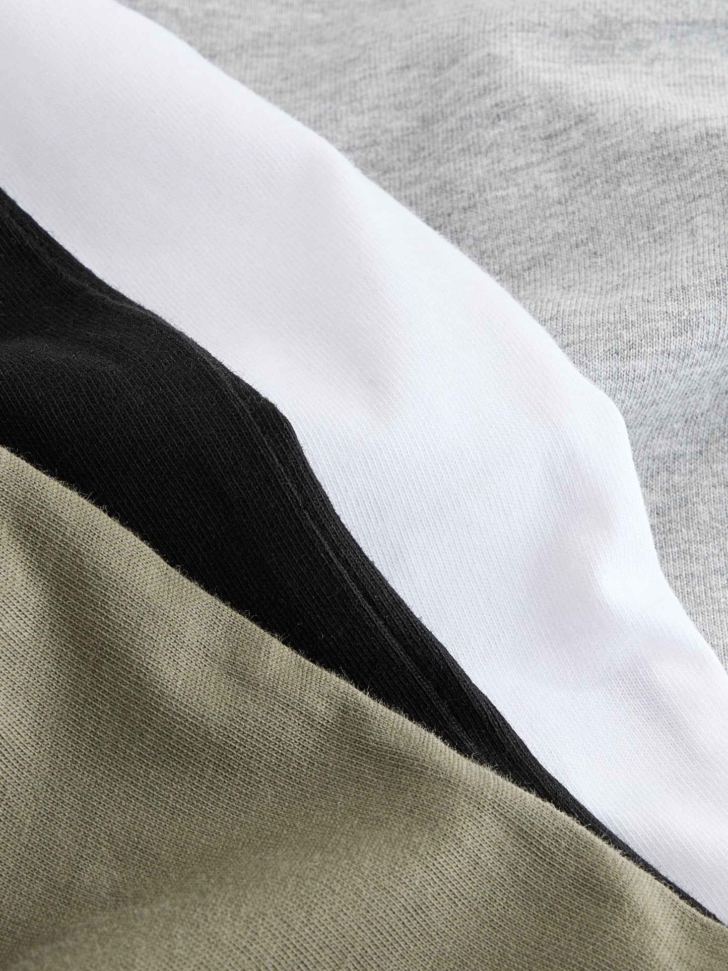 Dsiney Kidz - Black/White/Grey Marl/Khaki Long Sleeve Small Graphic T-Shirts 4 Pack (3-16yrs) image 8