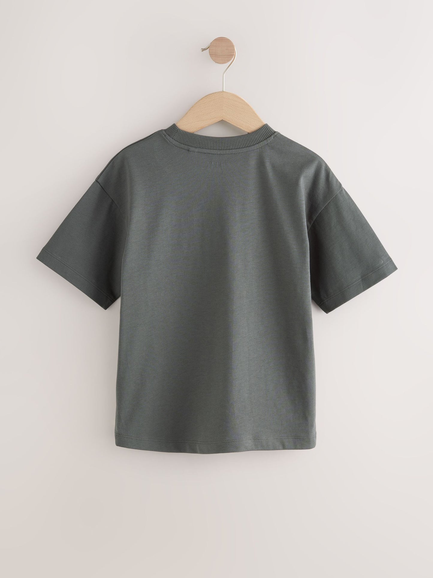Dsiney Kidz - Navy/Grey/Berry Short Sleeve Logo Chest Graphic T-Shirts 4 Pack (3-16yrs) image 2