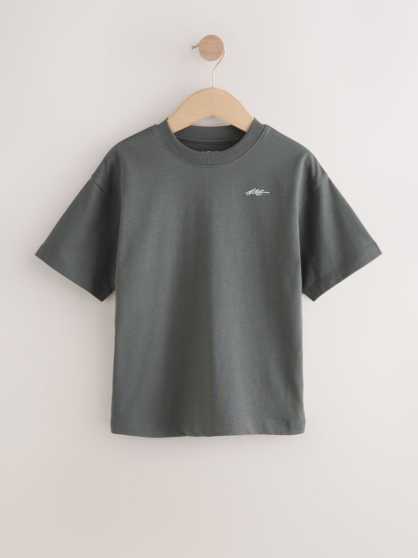Dsiney Kidz - Navy/Grey/Berry Short Sleeve Logo Chest Graphic T-Shirts 4 Pack (3-16yrs) image 6