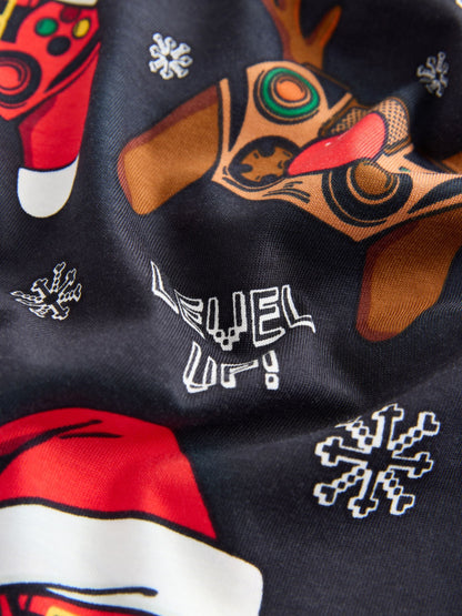 Dsiney Kidz - Black Controller Christmas Short Sleeve T-Shirt (3-16yrs) image 7