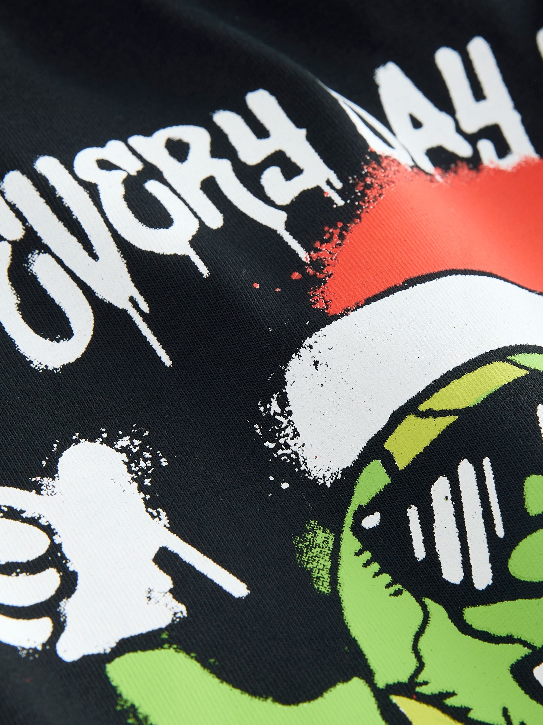 Dsiney Kidz - Black Graffiti Brussel Christmas Long Sleeve T-Shirt (3-16yrs) image 6