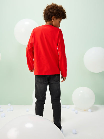 Dsiney Kidz - Red Controller Christmas Long Sleeve T-Shirt (3-16yrs) image 3