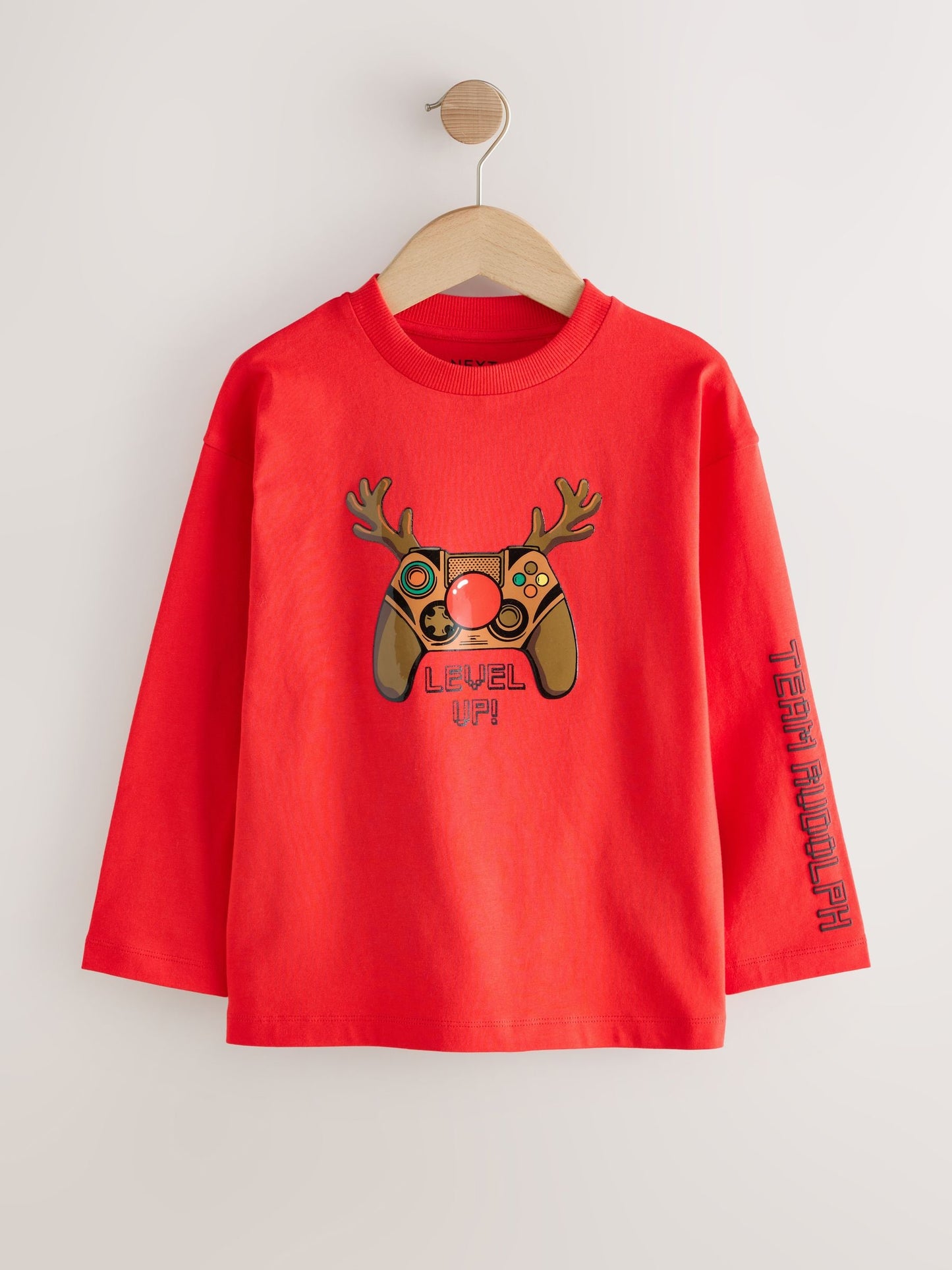 Dsiney Kidz - Red Controller Christmas Long Sleeve T-Shirt (3-16yrs) image 5