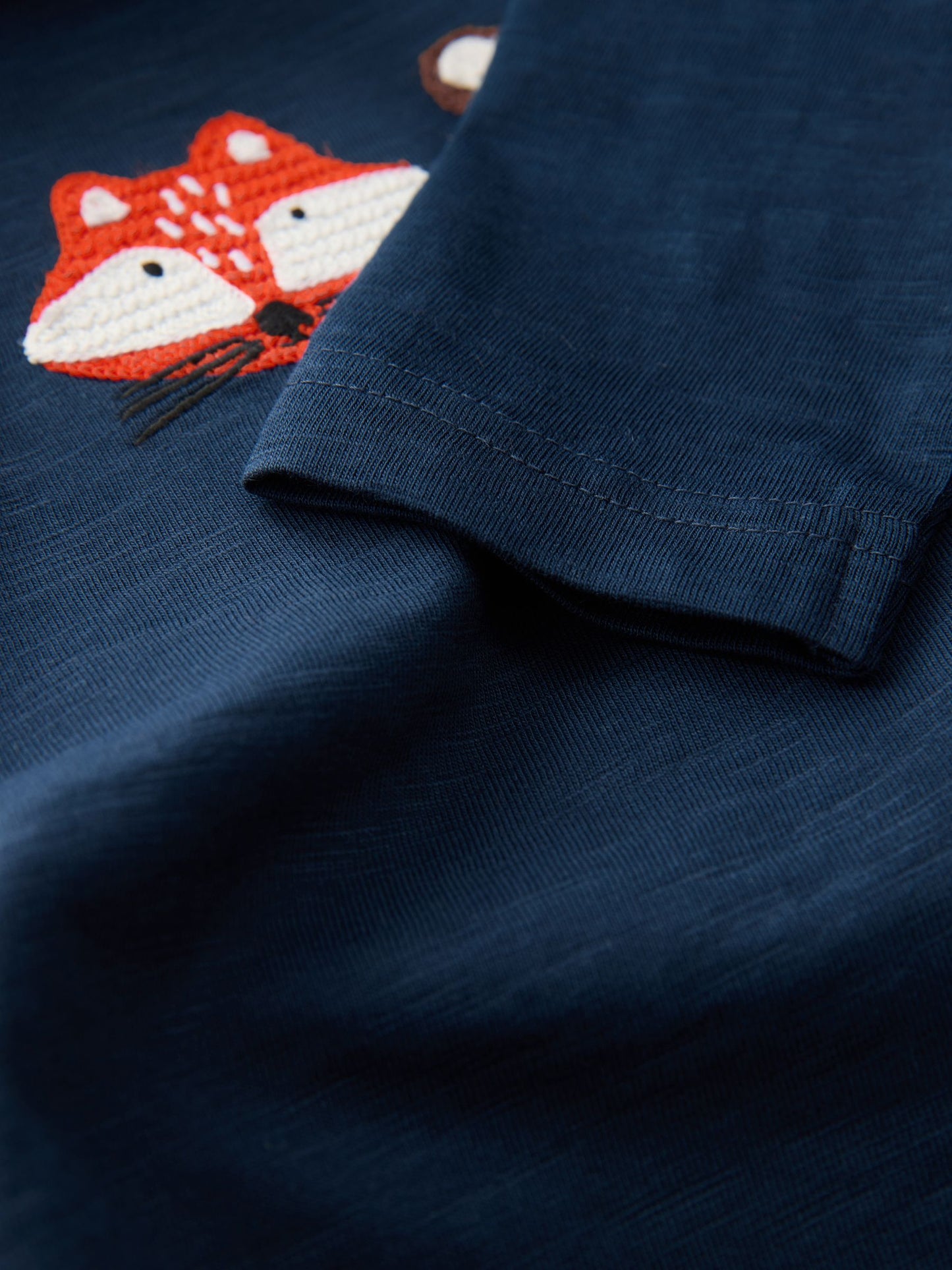 Blue Woodland Animal Long Sleeve Appliqué T-Shirt (3mths-7yrs) image 7