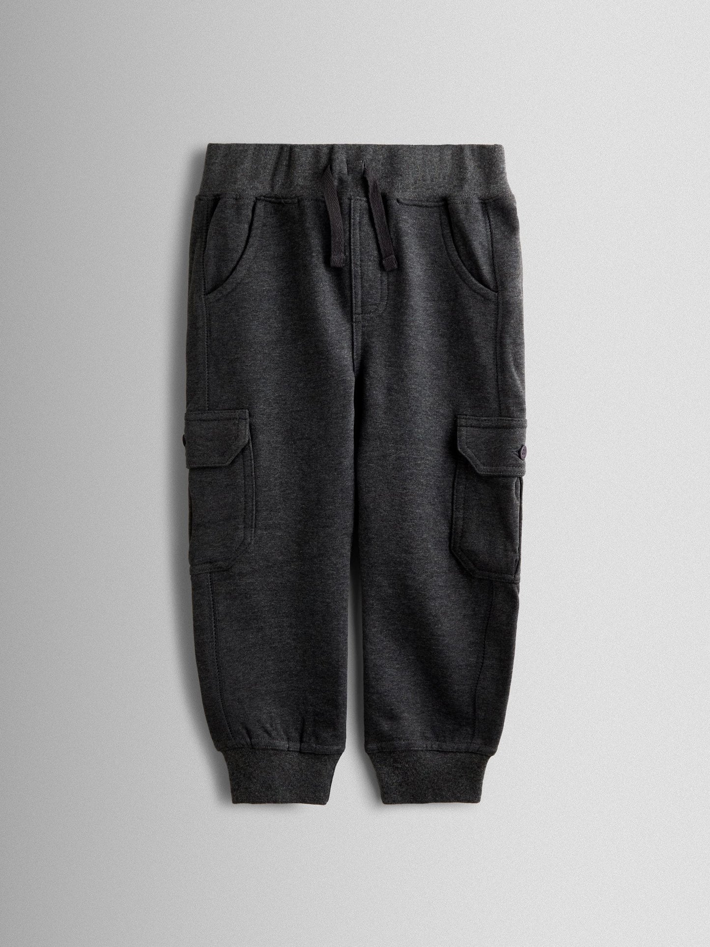 JoJo Maman Bébé Burgundy Red 2-Pack Cargo Joggers image 2